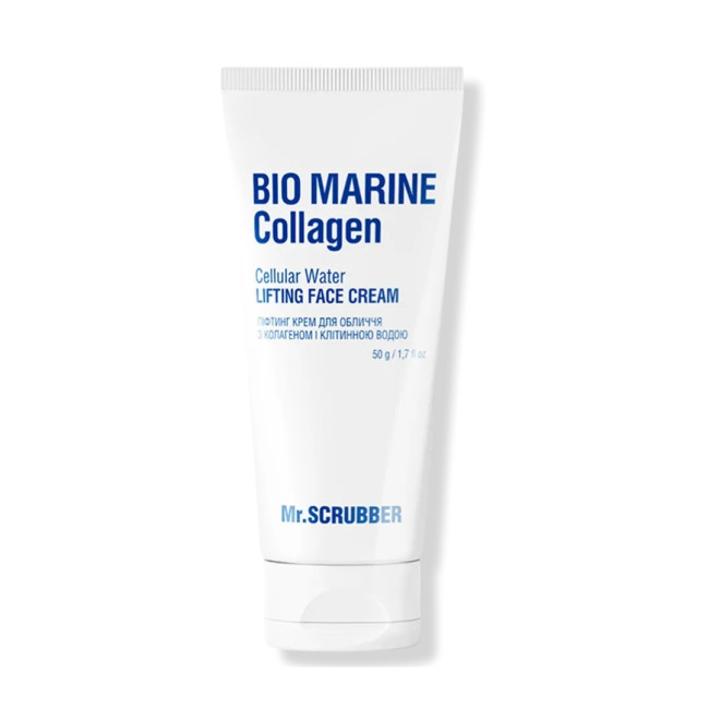 Ліфтинг крем для обличчя Mr.Scrubber Bio Marine Collagen з колагеном і клітинною водою 50 г, фото 3 Ліфтинг крем для обличчя Mr.Scrubber Bio Marine Collagen з колагеном і клітинною водою 50 г, фото 3